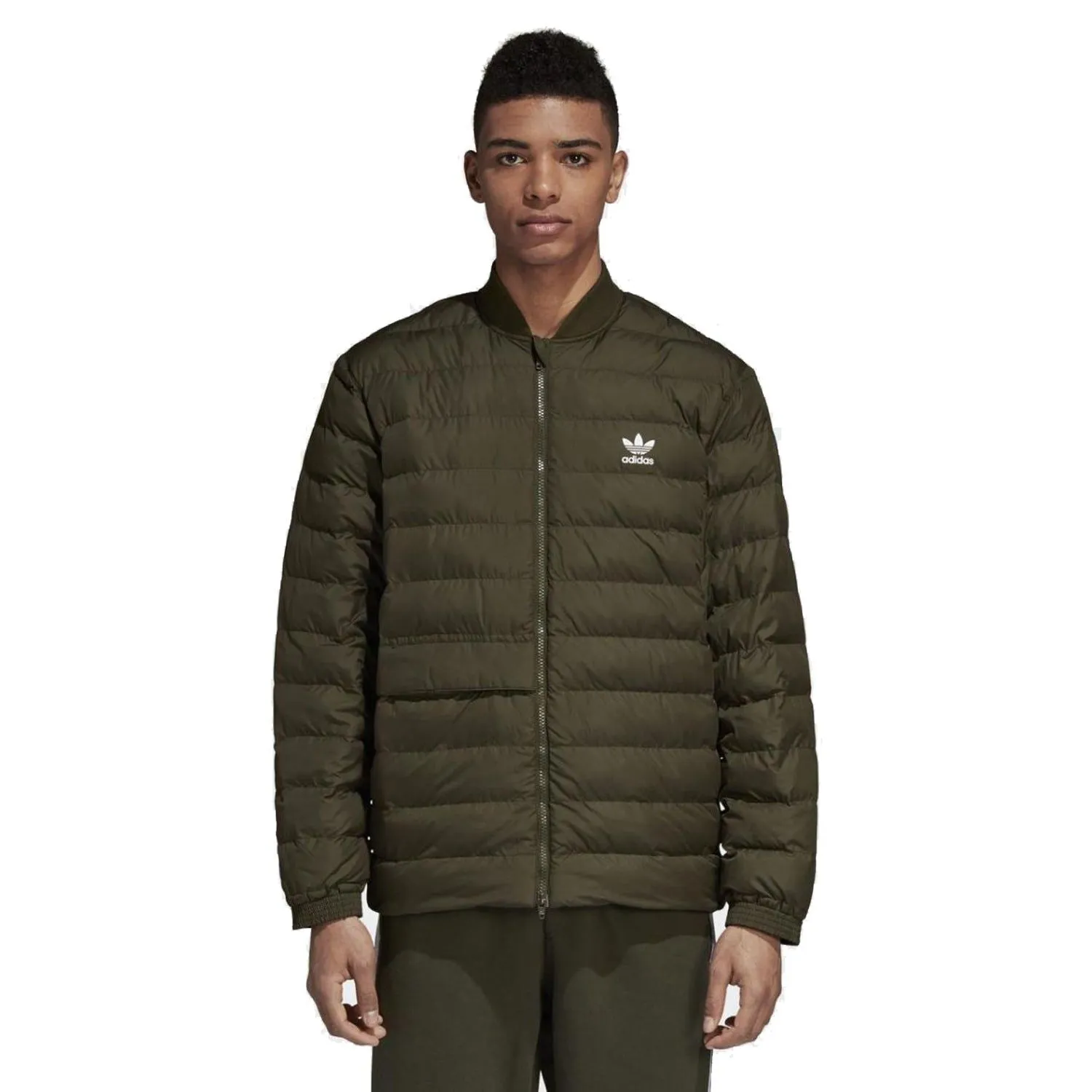 adidas Originals SST Superstar Outdoor Down Jacket - Night Cargo Green