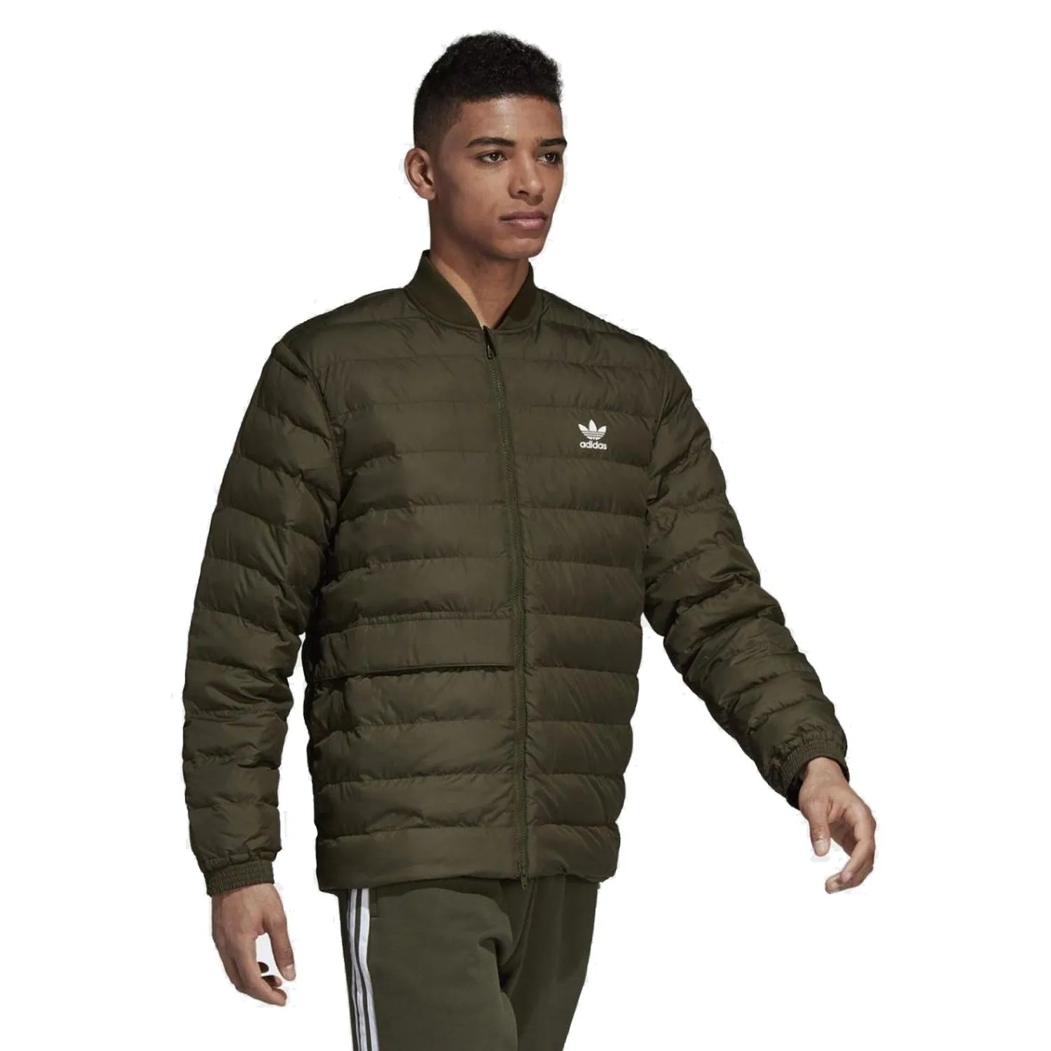 adidas Originals SST Superstar Outdoor Down Jacket - Night Cargo Green