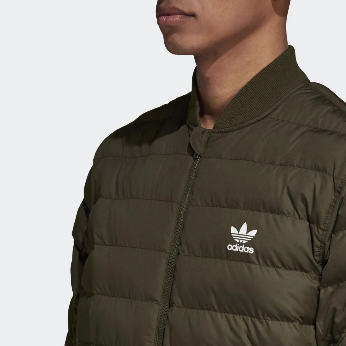 adidas Originals SST Superstar Outdoor Down Jacket - Night Cargo Green