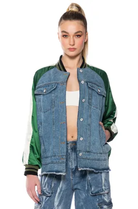 ALIYA OVERSIZED DENIM JACKET