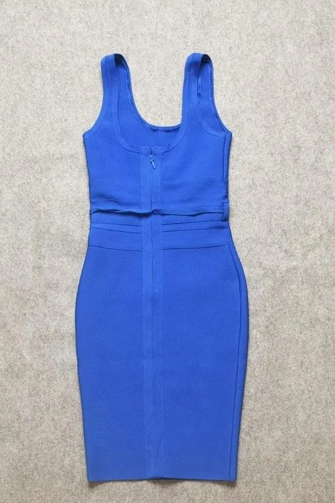 Amy Bandage Dress - Royal Blue