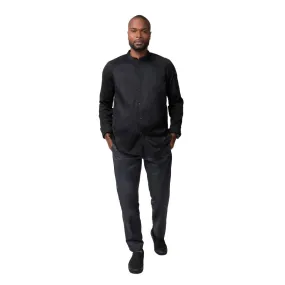 BA075-2XL Chef Works Tulum Sustainable Chef Jacket Black 2XL