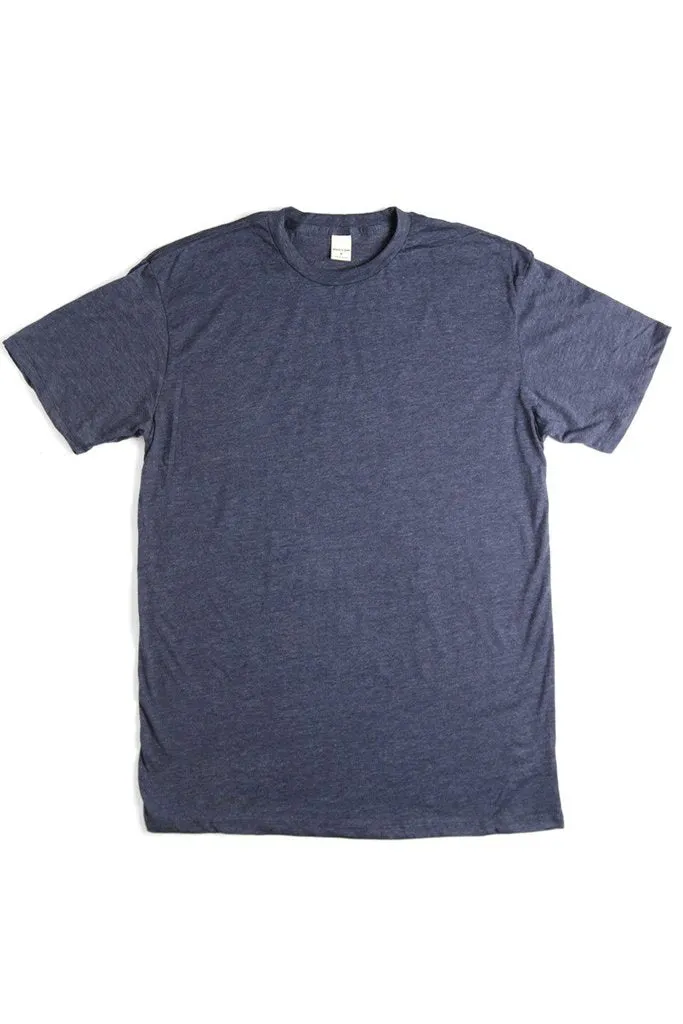 Basic Tee Heather Blue