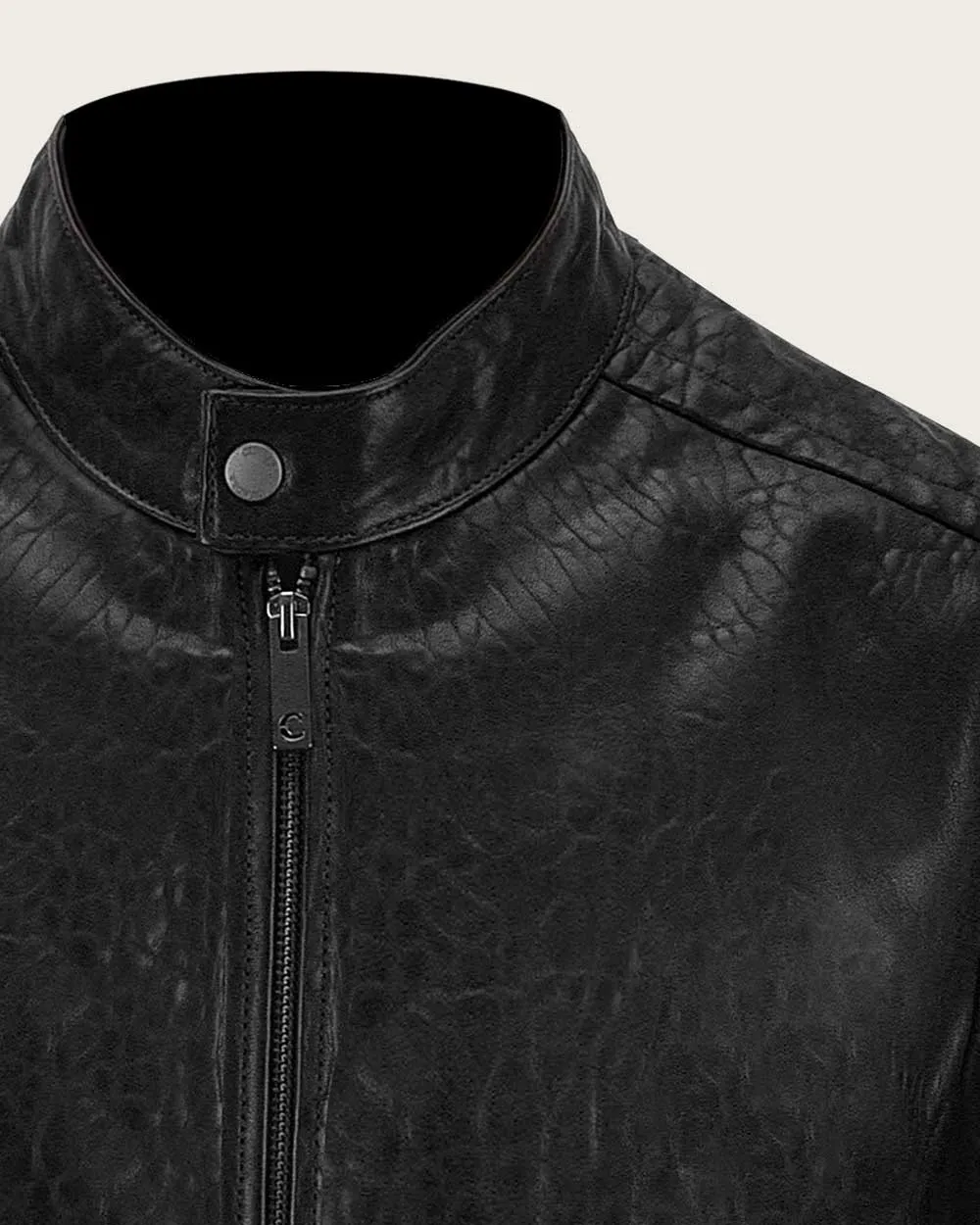 Black wrinkle finish jacket