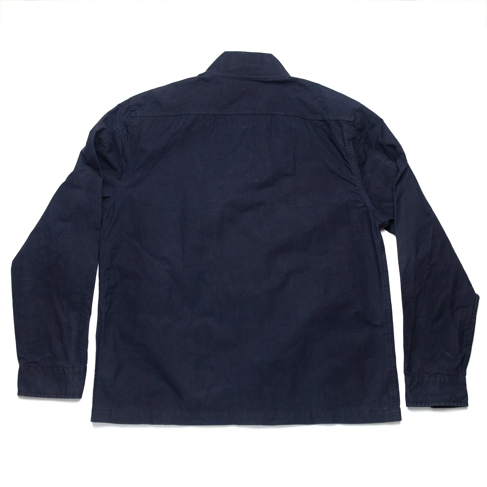 Bomber Jacket in Navy Dry Wax - 46