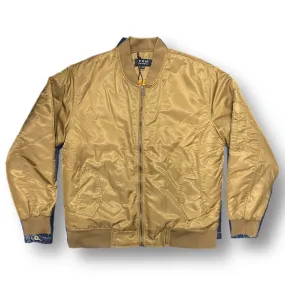 BOMBER MA-1 JACKET - BROWN