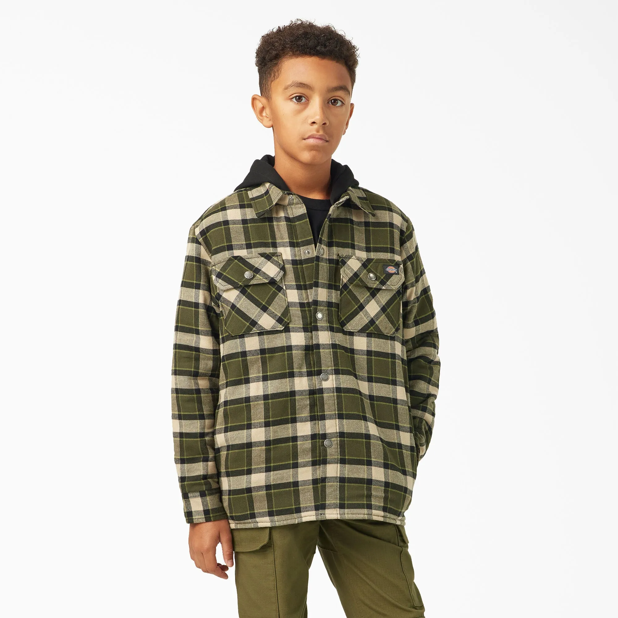 Boys' Flannel Shirt Jacket A85WV