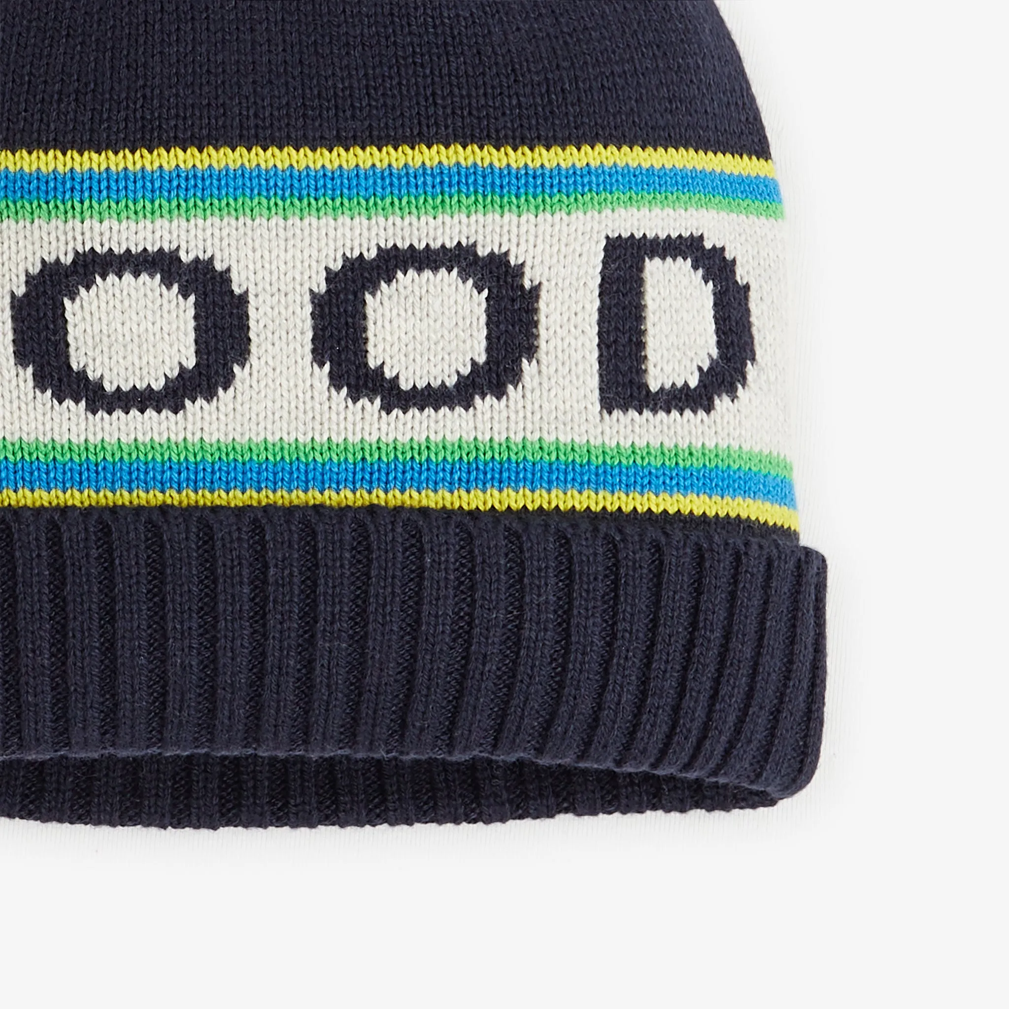 Boys' navy blue beanie