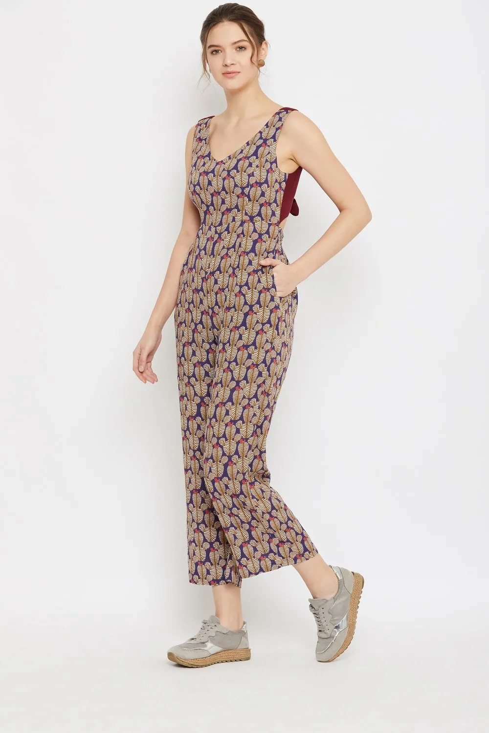 Caitlin Printed Jumpsuit