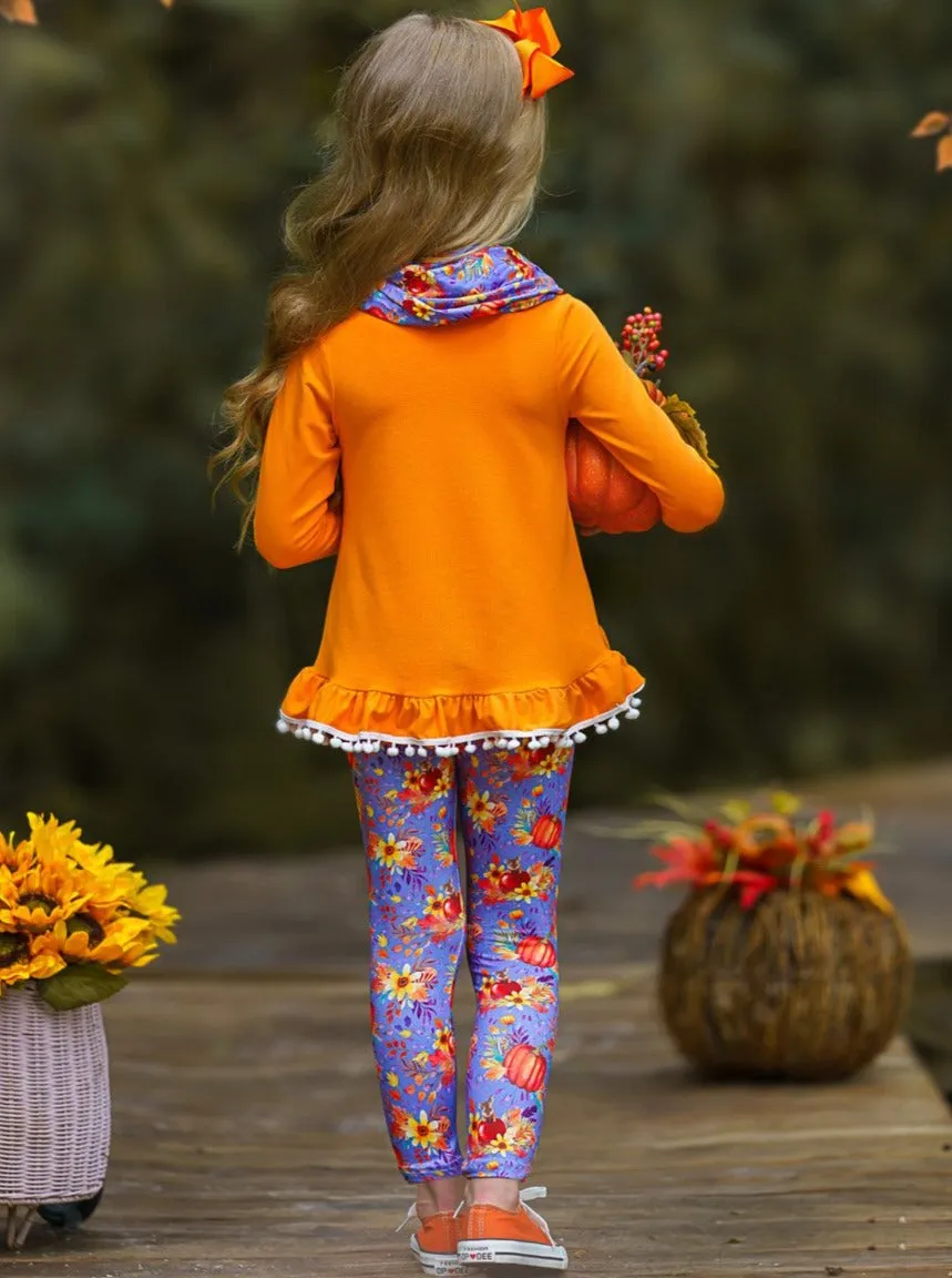 Carve Out Some Fun Tunic, Legging and Scarf Set