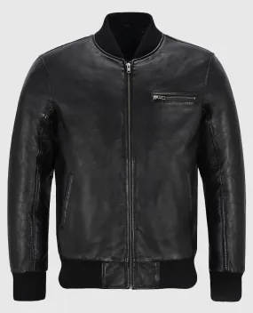 Classic Blouson Jacket in Black