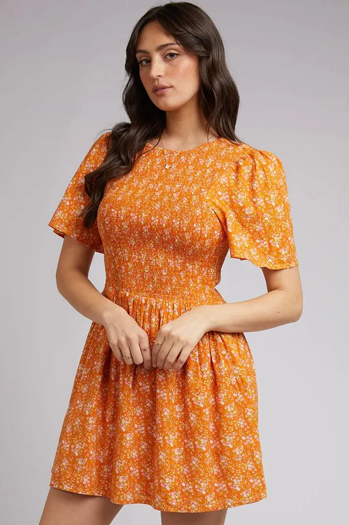 CLEMENTINE FLORAL MINI DRESS