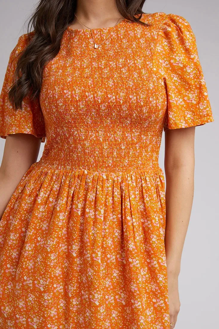 CLEMENTINE FLORAL MINI DRESS