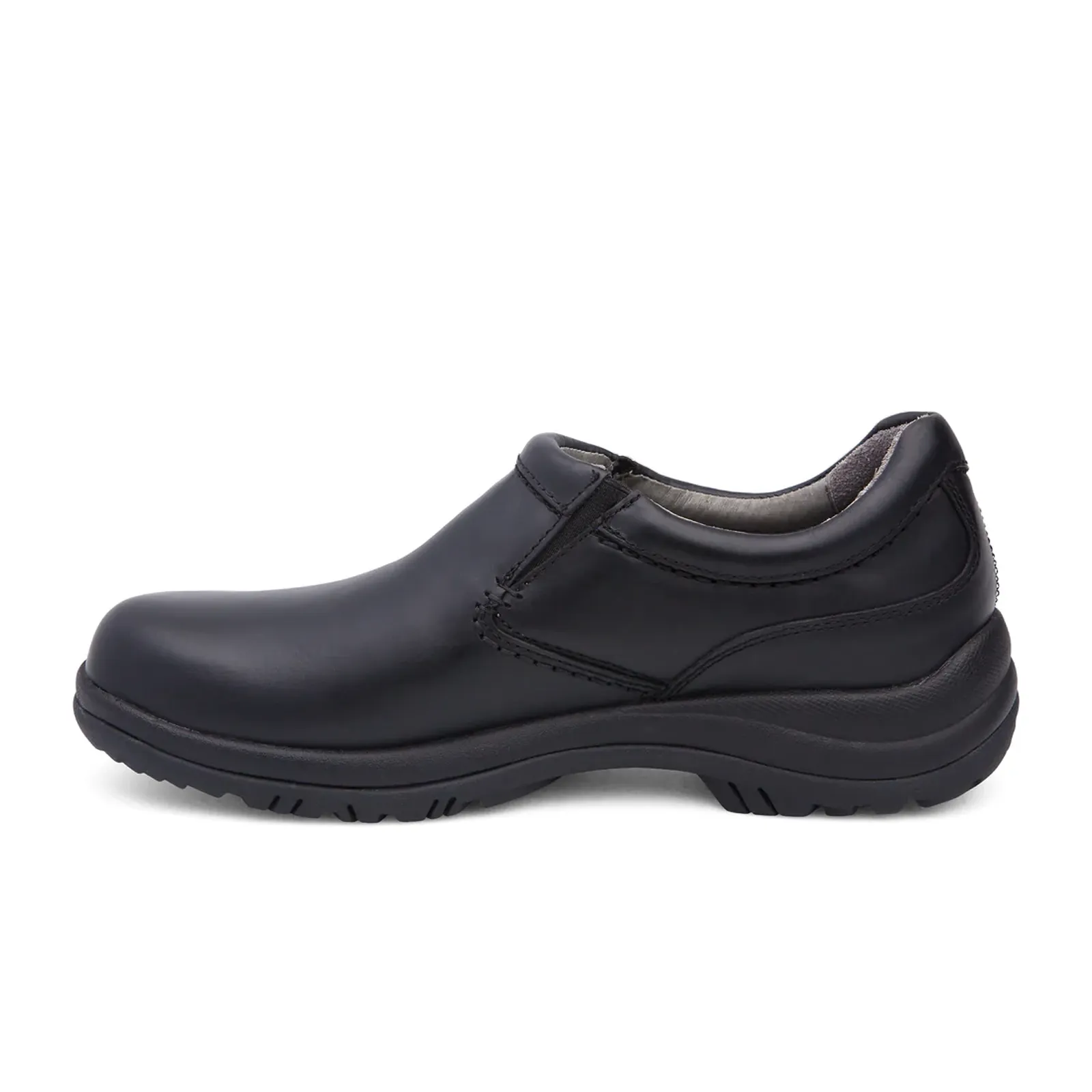 Dansko Wynn Slip On (Men) - Black Smooth Leather