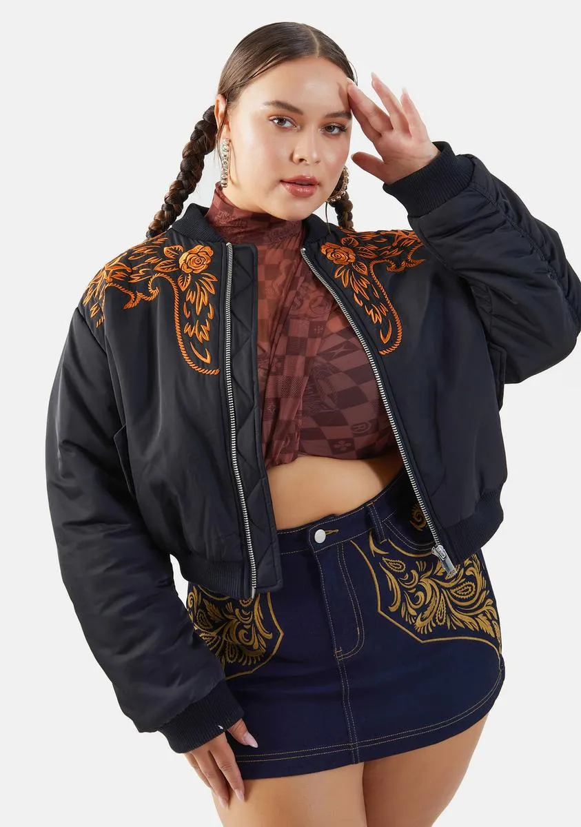 Deadly Scorpion Lust Bomber Jacket