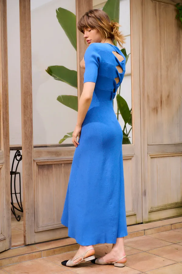 Elena Dress <br> -BLU-