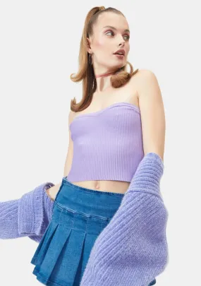 Fairy Pop To The Top Sweater Tube Top