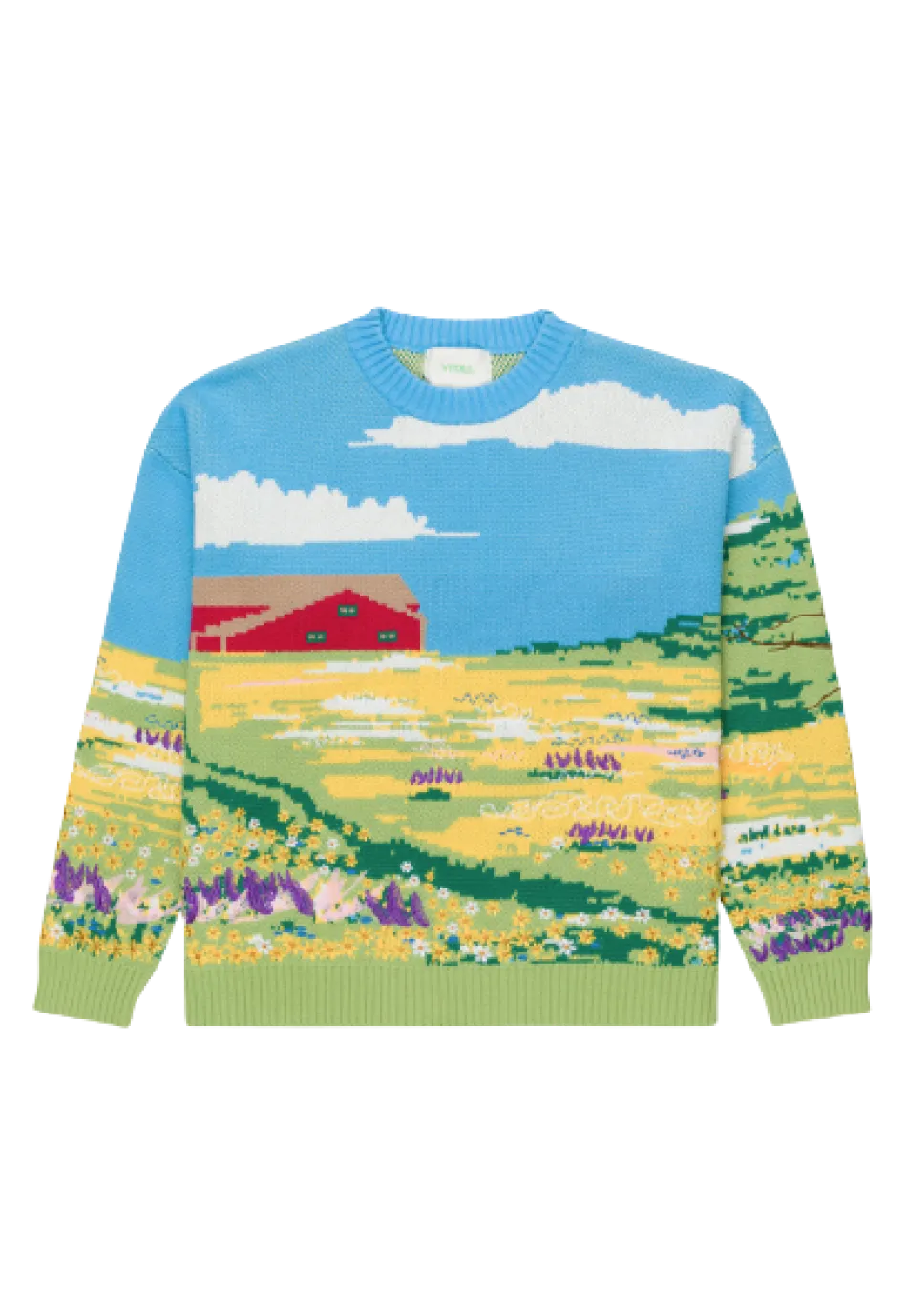 Farmland Embroidery Sweater