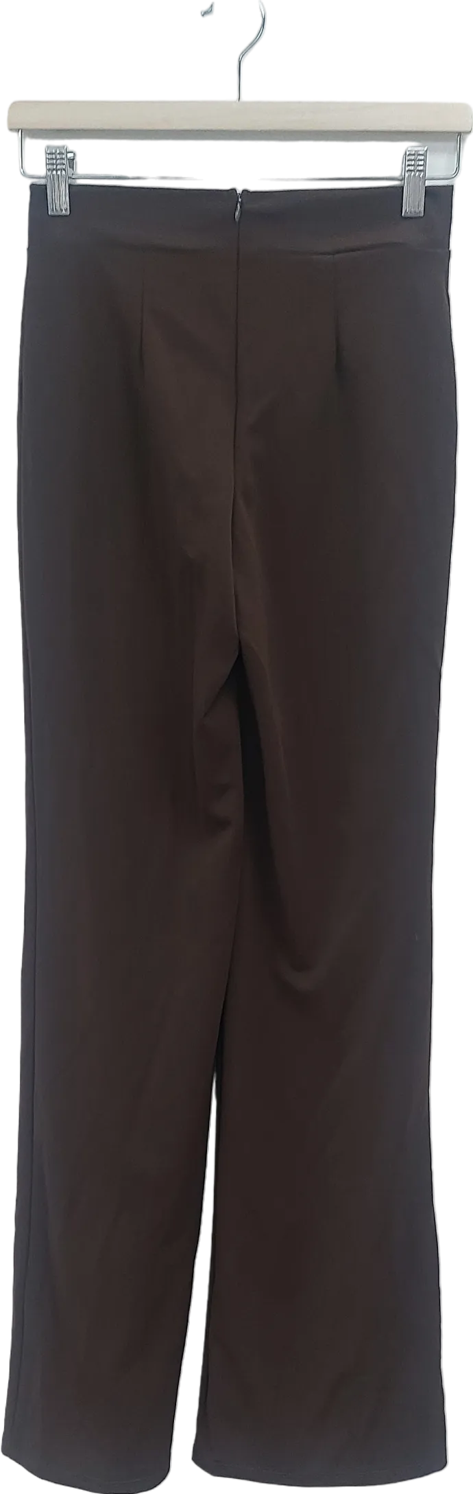 Fashion Nova Brown Call It Even Wide Leg Dress Pants UK S