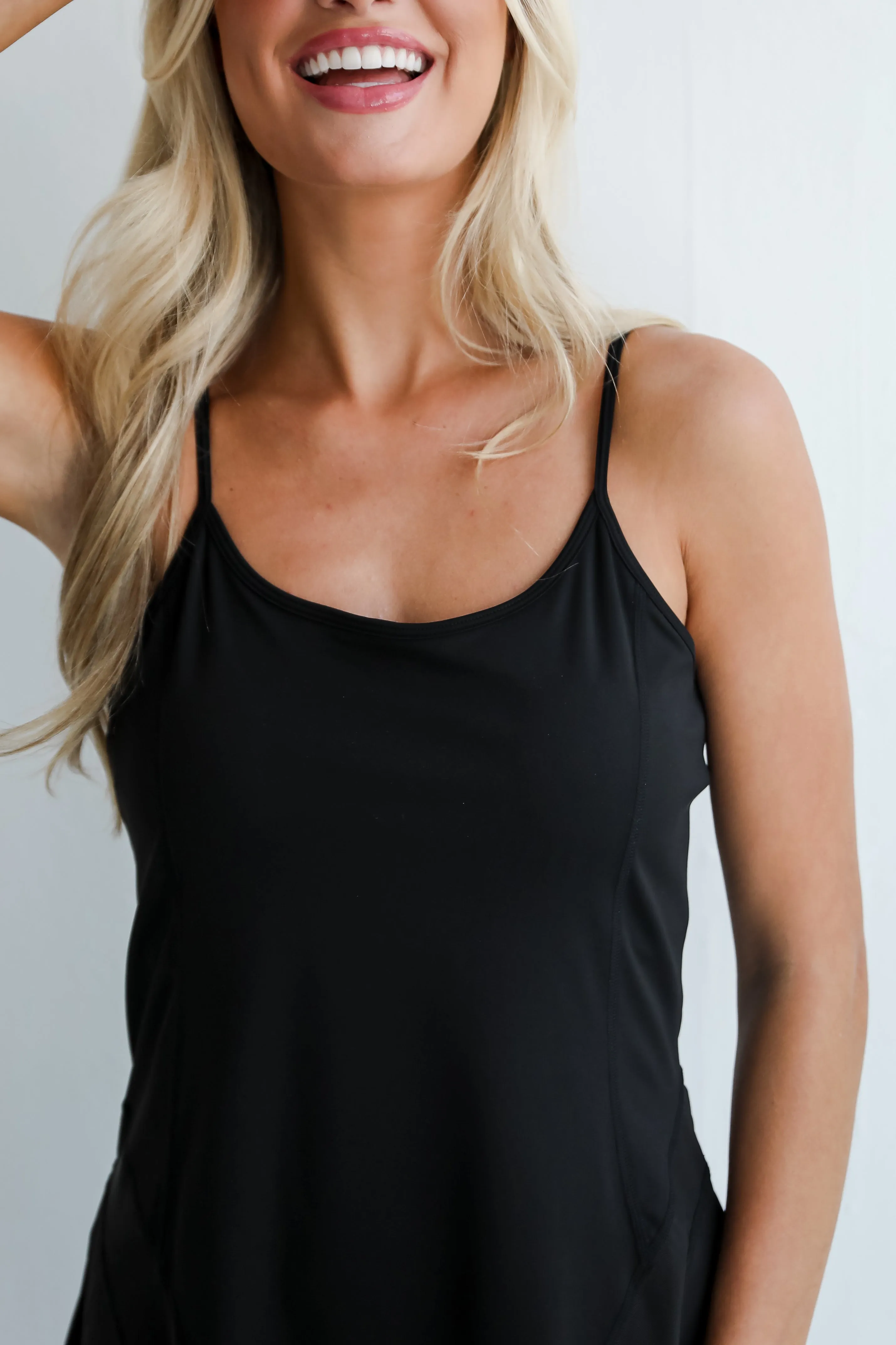 FINAL SALE - Kickin' It Black Athletic Dress