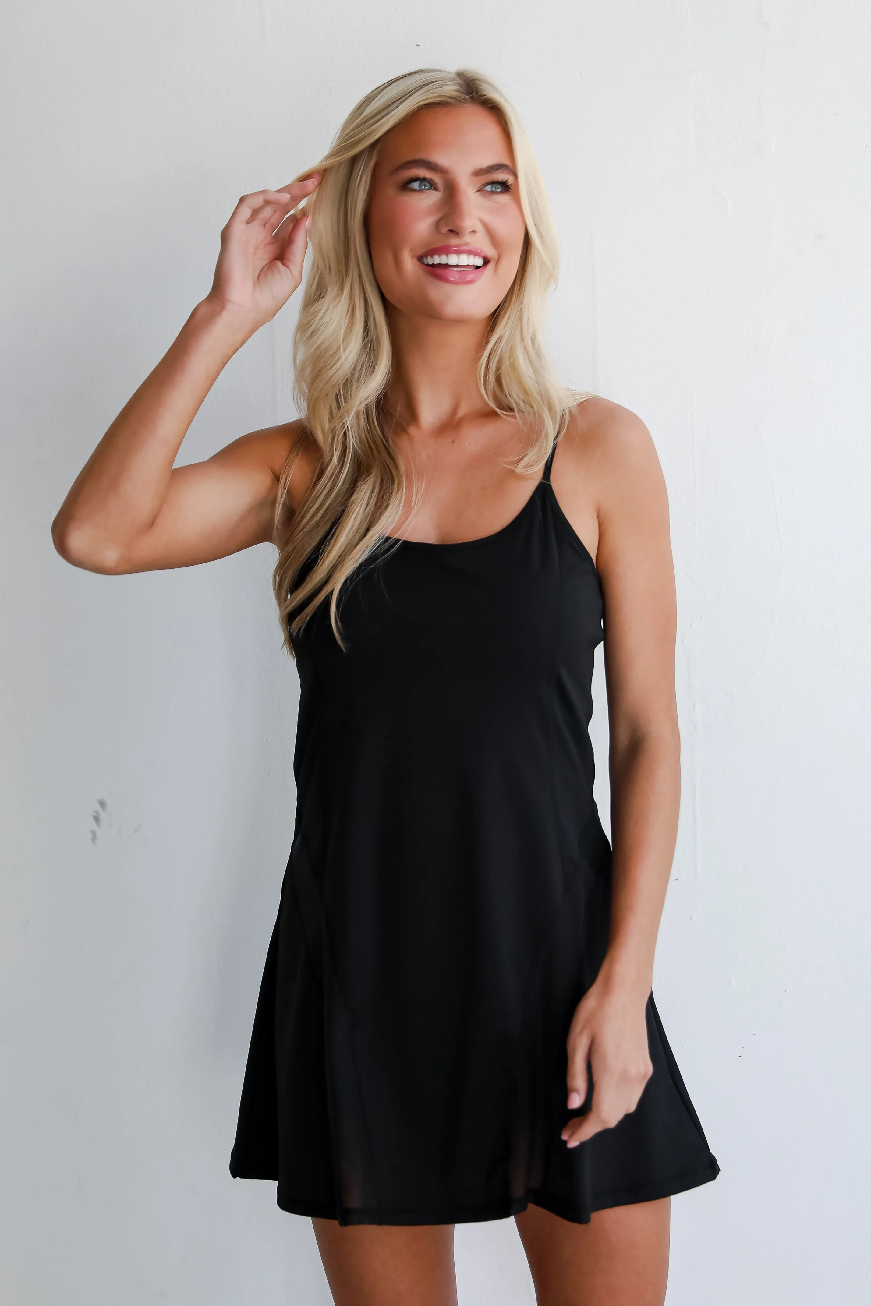 FINAL SALE - Kickin' It Black Athletic Dress