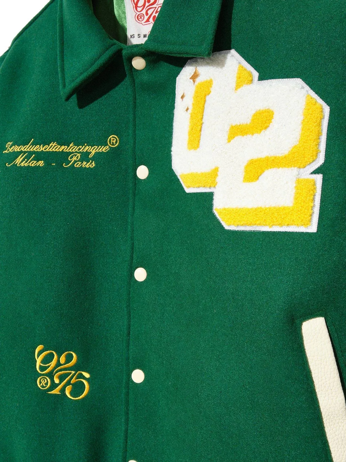 Giacca Bomber Varsity Verde