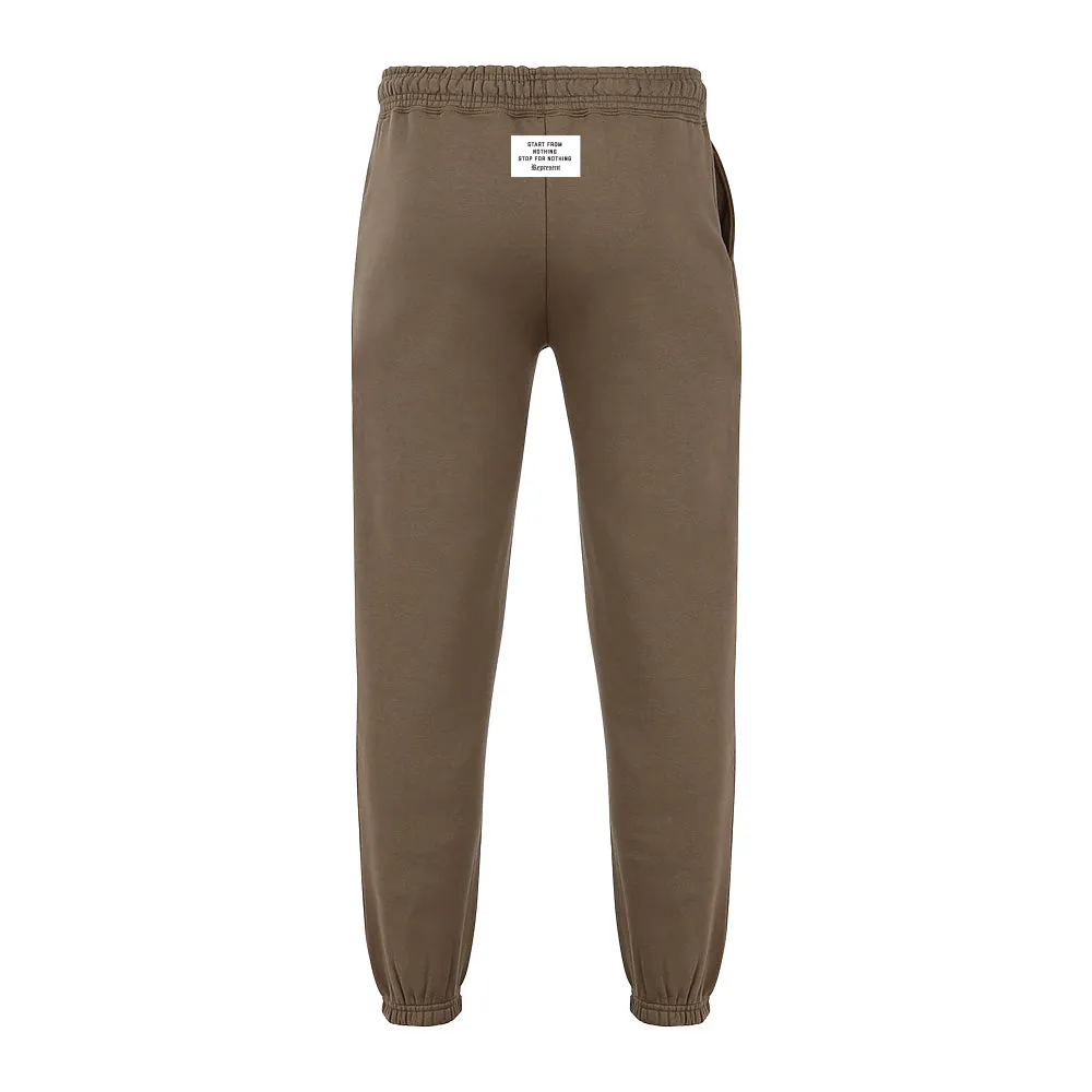 GO BIG Ultra Premium Jogger Sweat Pants [BROWN LATTE] GO BIG DROP