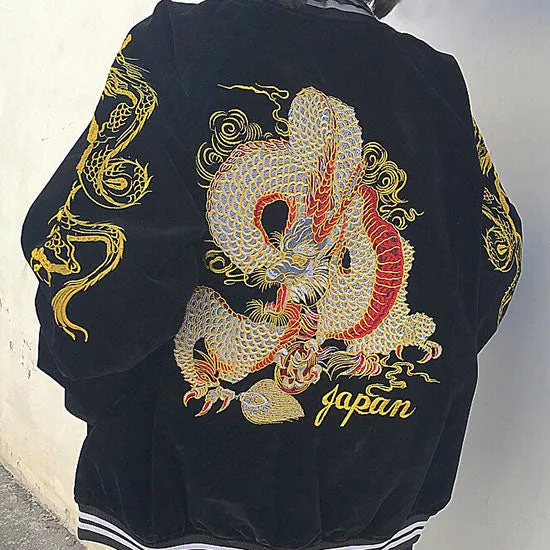 Japanese Dragon Bomber Jacket