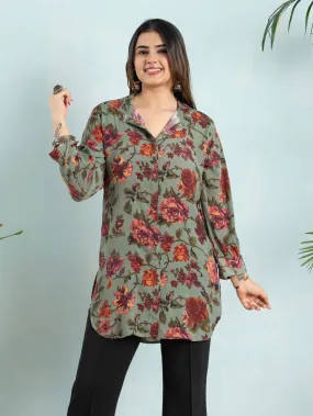 Juniper Elegance Shirt Tunic