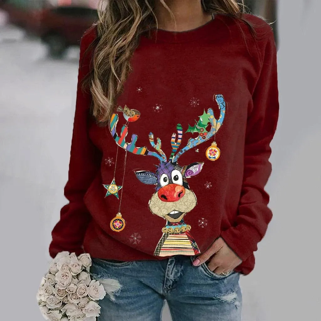 Lights Deer Ugly Christmas Sweater