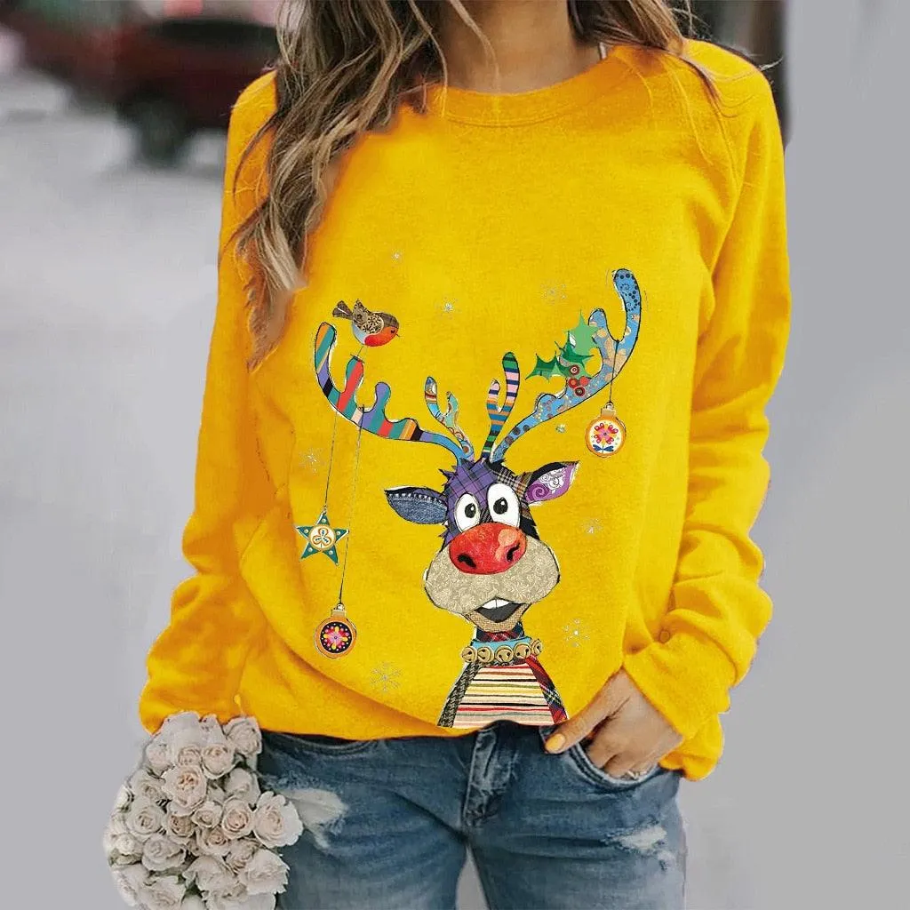 Lights Deer Ugly Christmas Sweater