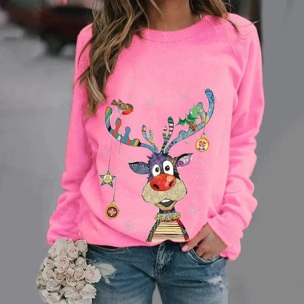 Lights Deer Ugly Christmas Sweater