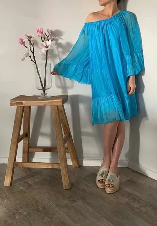 Made In Italy Tara Bella Silk Tunic/Dress