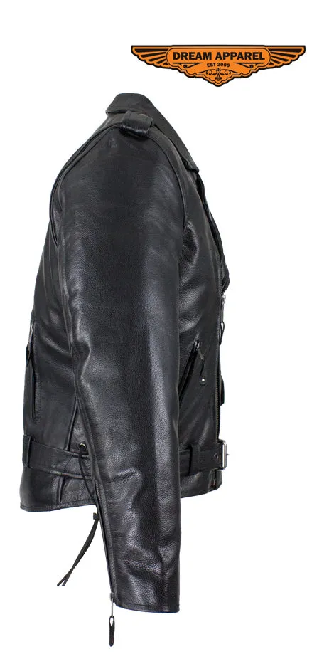 Mens Naked Cowhide Jacket