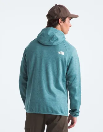 Men's The North Face |  Canyonlands Hooded Fleece Jacket |  Algae Blue