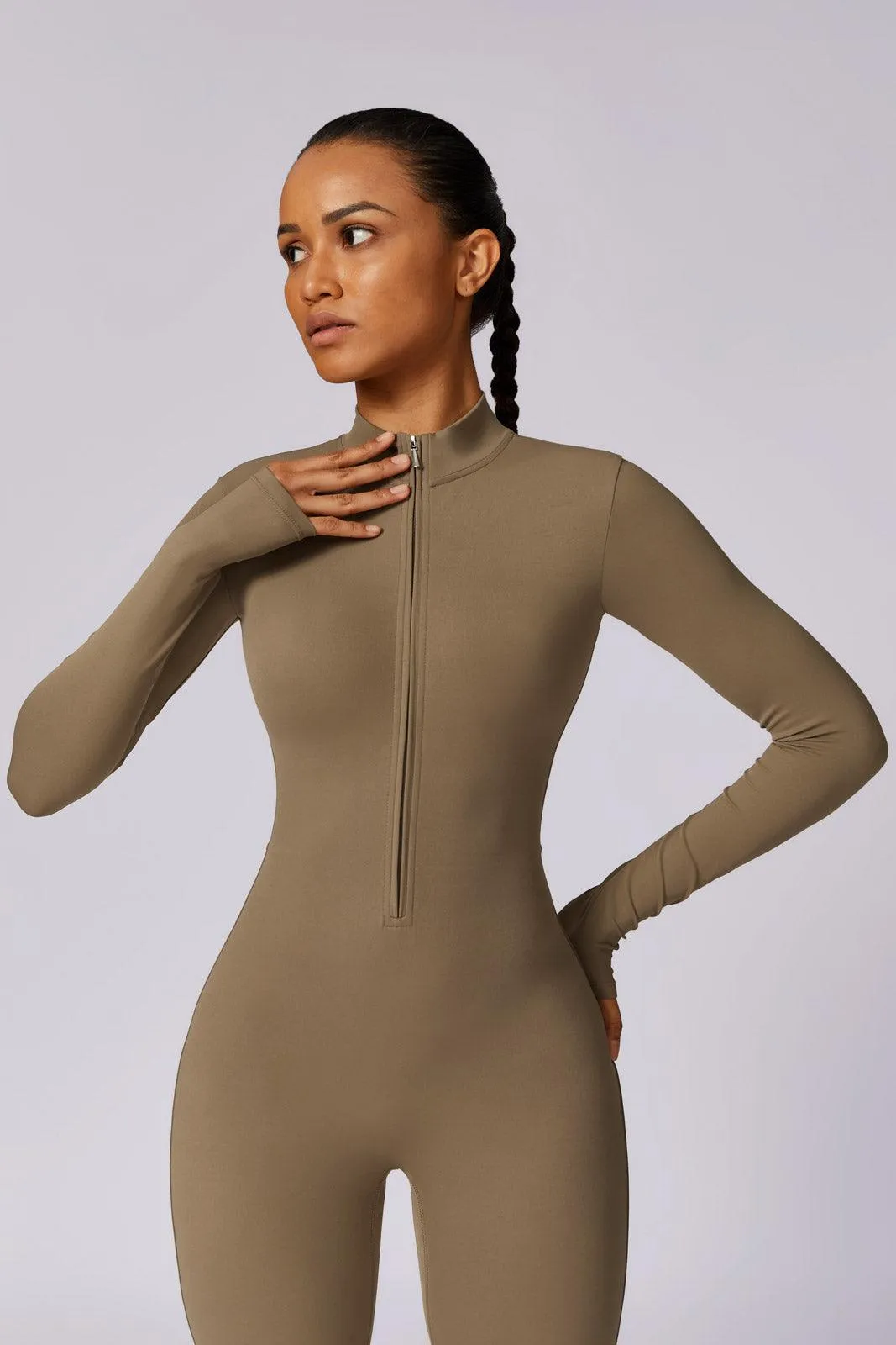 Mia Jumpsuit - Mocha