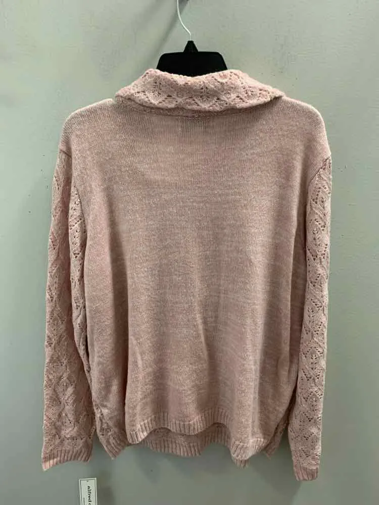 NWT ALFRED DUNNER Tops Size XL Pink SWEATER Sweater