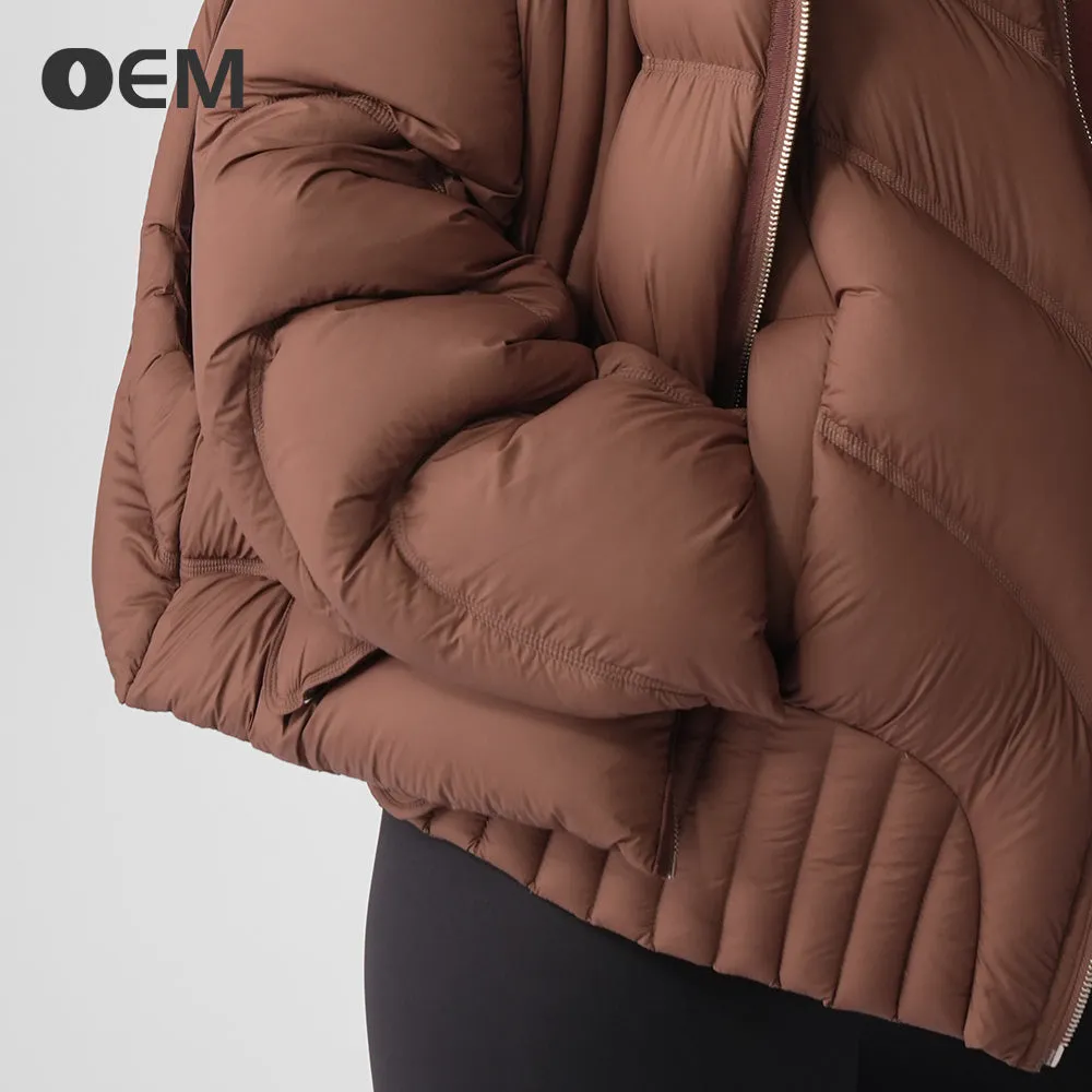 OEM new fashionable 2-in-1 short down jacket