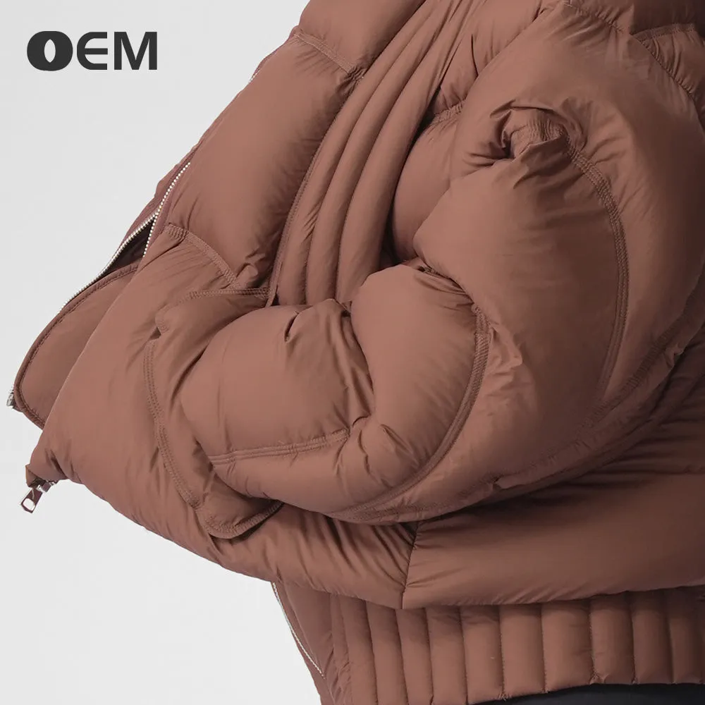 OEM new fashionable 2-in-1 short down jacket