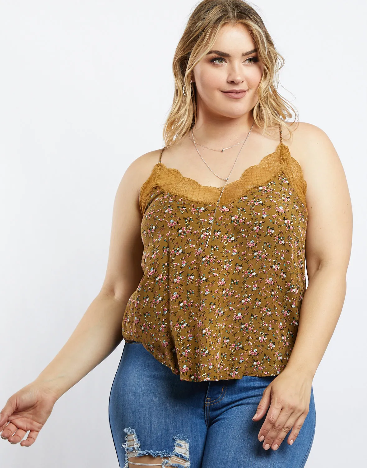 Plus Size Isabella Floral Cami