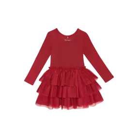 Posh Peanut Tulle Tiered Dress | Crimson Waffle