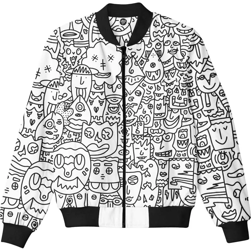 Pretty Done's Doodle Bomber Jacket