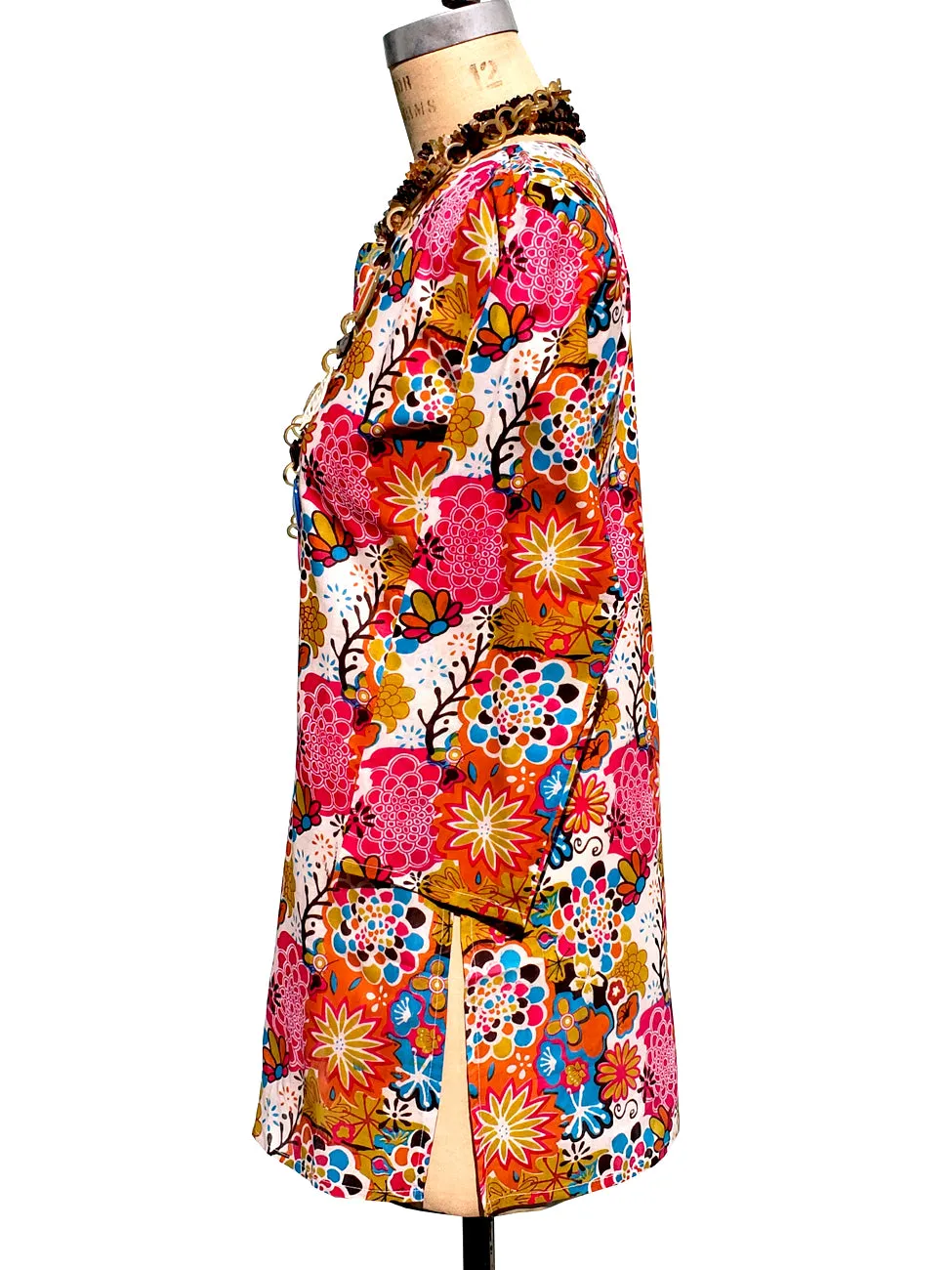 Raja Cotton Tunic Flower Power