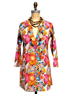 Raja Cotton Tunic Flower Power