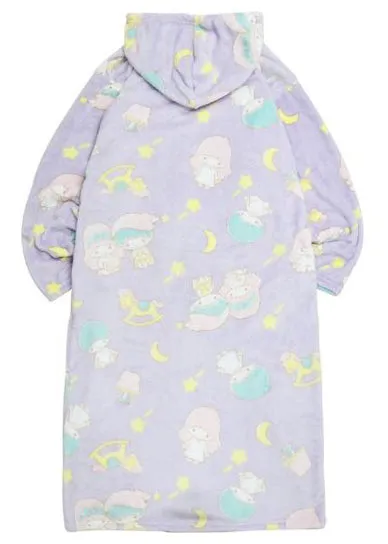 Sanrio Little Twin Stars Dream Plush Blanket Hoodie