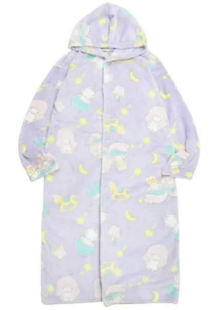 Sanrio Little Twin Stars Dream Plush Blanket Hoodie