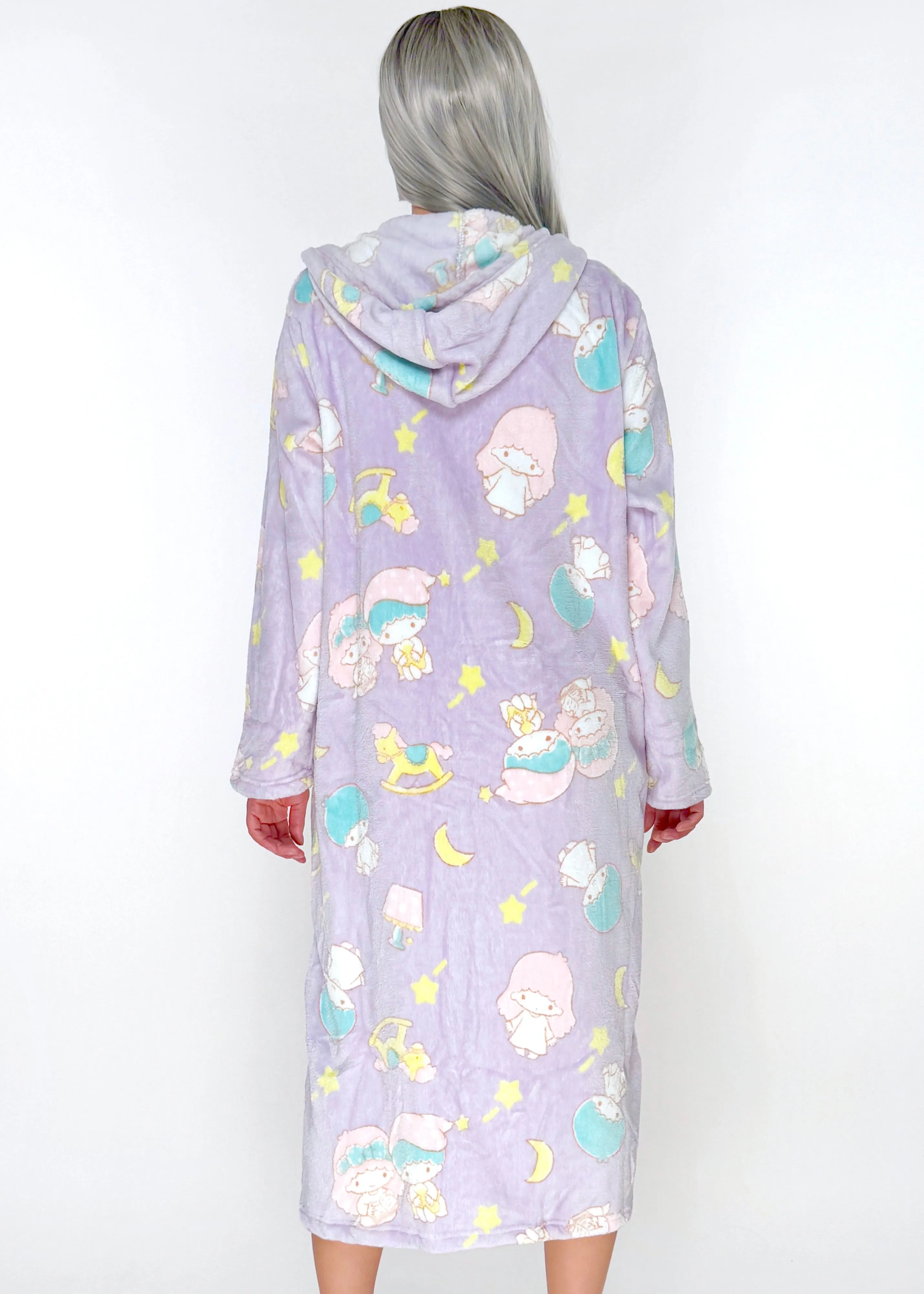 Sanrio Little Twin Stars Dream Plush Blanket Hoodie