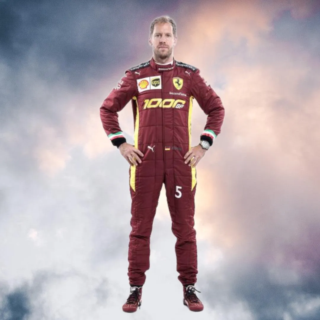 Sebastian Vettel Racing Suit 2020 Replica Scuderia Ferrari GP1000