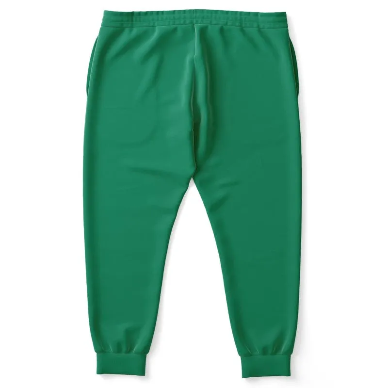 Shaded Green Joggers | Unisex | with PLUS sizes | C100M0Y75K30