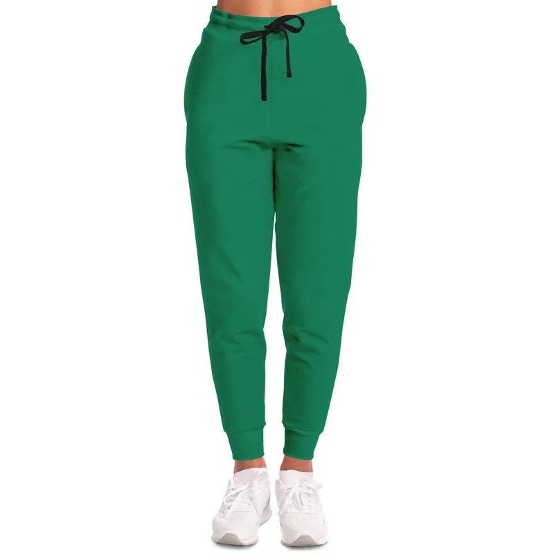 Shaded Green Joggers | Unisex | with PLUS sizes | C100M0Y75K30